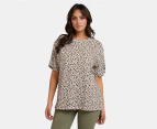 All About Eve Women's Anderson Leopard Tee / T-Shirt / Tshirt - Multi