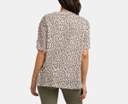 All About Eve Women's Anderson Leopard Tee / T-Shirt / Tshirt - Multi