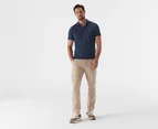 Polo Ralph Lauren Men's Classics Short Sleeve Custom Slim Fit Polo Shirt - Navy Heather