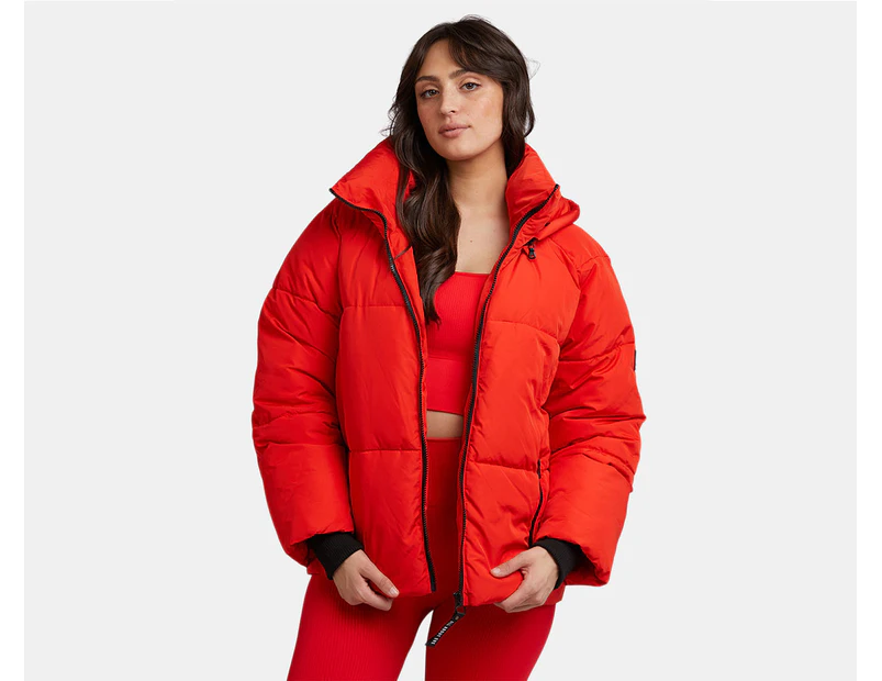 All About Eve Women's Remi Luxe Puffer Jacket - Red