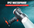 TOPEX Rechargeable Handheld Spotlight with 1000 Lumen Cree LED, IP67 Waterproof