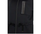 NONI B - Womens Jacket -  Zip Knit Jacket - Black