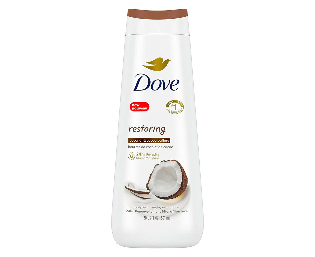 Dove Nourishing Body Wash Restoring Coconut Butter & Cocoa Butter 650ml