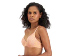 4 x Berlei Womens Barely There Print Bra - Niah Mcleod Collection Elastane/Nylon - Orange