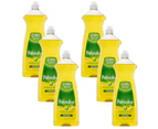 6x Palmolive Kitchen Dishwashing Cleaning Liquid Antibacterial Lemon 750ml