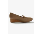 RIVERS - Womens Shoes -  Closed Toe Wedge Diana - Taupe