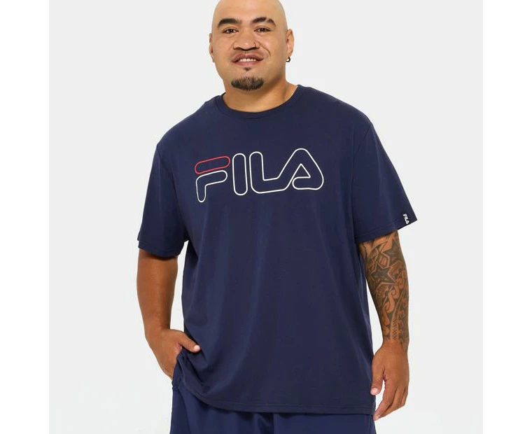 Fila Plus Size Line T-Shirt - Blue