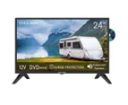 ENGLAON 24' HD LED 12V TV with Built-in DVD player
