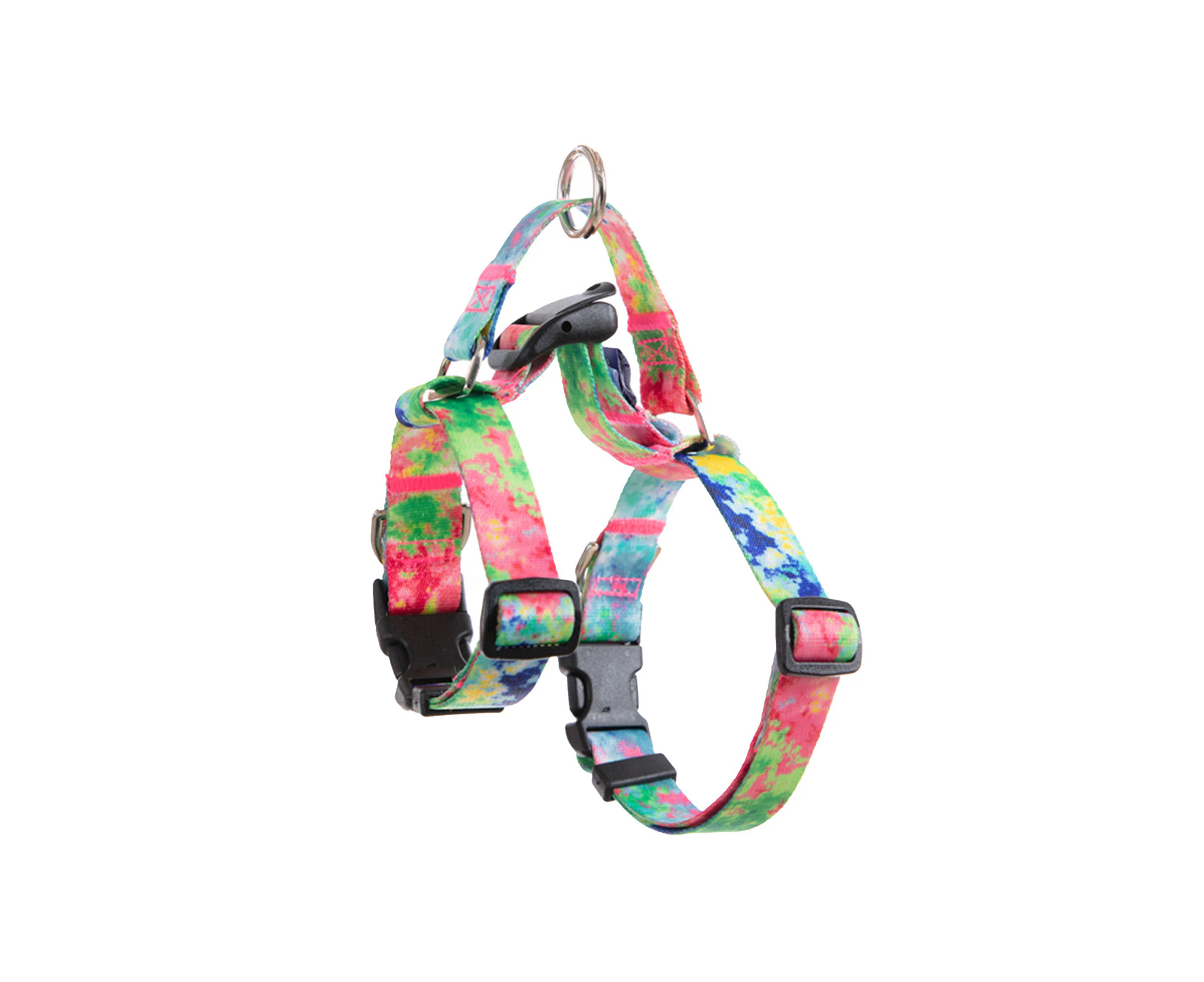 Banhamsisun S Dog Double-Lined Straps Harness and Lead Set Leash Adjustable No Pull