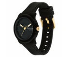 Tommy Hilfiger Silicone Black Dial Women's Watch - 1782688