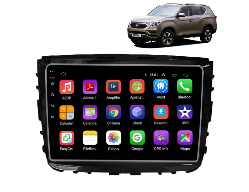 Daiko X Multimedia Unit Wireless Carplay Android Auto GPS For Ssangyong Rexton 2018-2022