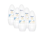 6 x Dove Clinical Protection Deodorant Roll On Original Clean 50mL
