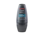 6 x Dove Men+Care Deodorant Roll On Clean Comfort 50mL
