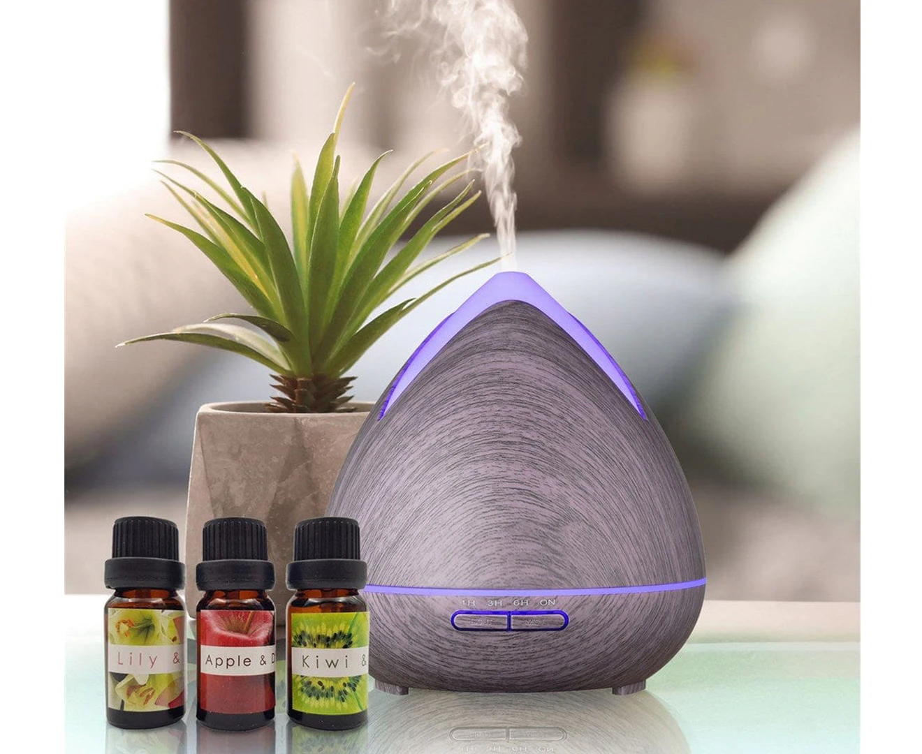 PureSpa Cool Mist Ultrasonic Diffuser - Violet