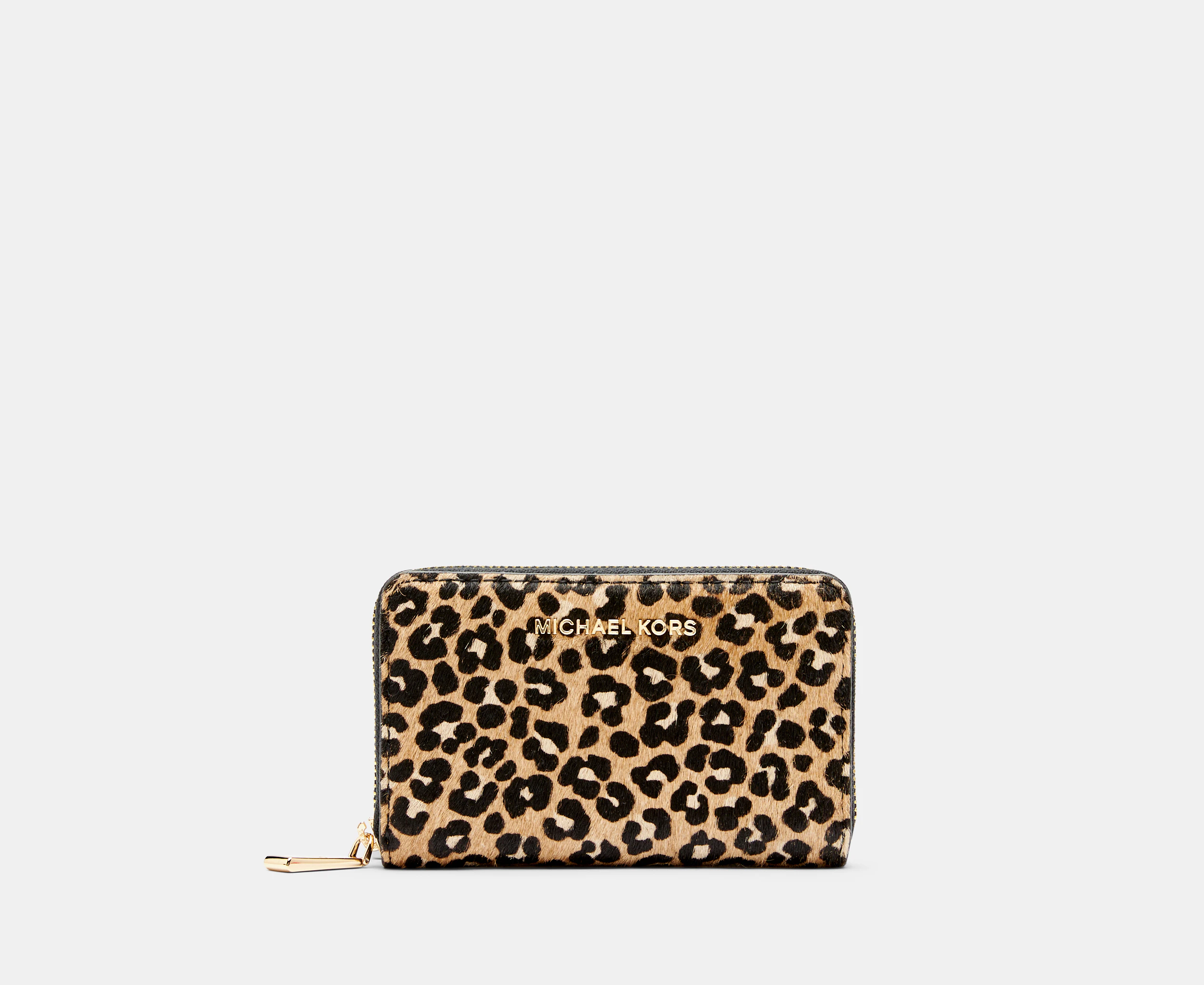 Michael Kors Jet Set Small Zip Around Card Case - Black/Multi