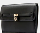 Michael Kors Hamilton Legacy Small Flap Card Case - Black