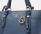 Michael Kors Sullivan Top Zip Small Tote Bag - Navy