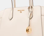 Michael Kors Marilyn Saffiano Leather Medium Tote Bag - Cream