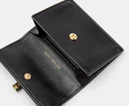 Michael Kors Hamilton Legacy Small Flap Card Case - Black
