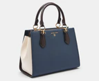 Michael Kors Marilyn Medium Satchel Bag - Navy/Multi