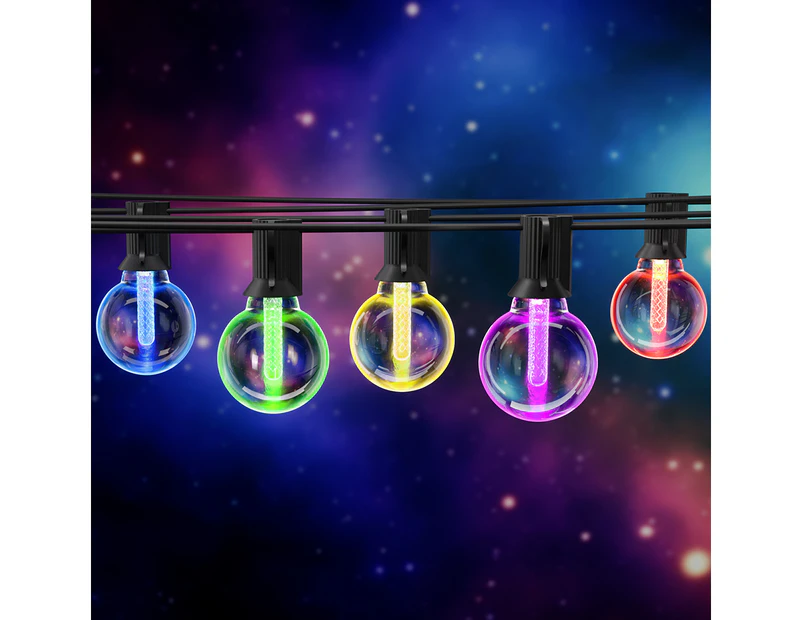 Gardeon Smart Festoon Lights Outdoor Waterproof RGB LED String Light WiFi APP