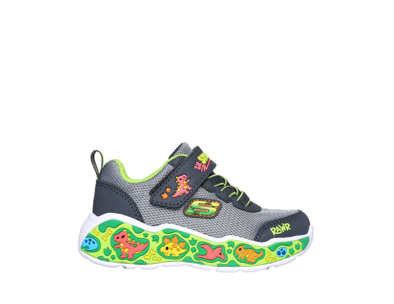 Skechers Toddler Boys' Play Scene Sneakers - Charcoal/Lime