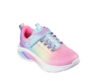 Skechers Girls' Rainbow Cruisers Light-Up Sneakers - Turquoise/Multi