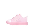Skechers Toddler Girls' Twinkle Toes: Twinkle Sparks Ice Heather So Fly Sneakers - Rose Gold