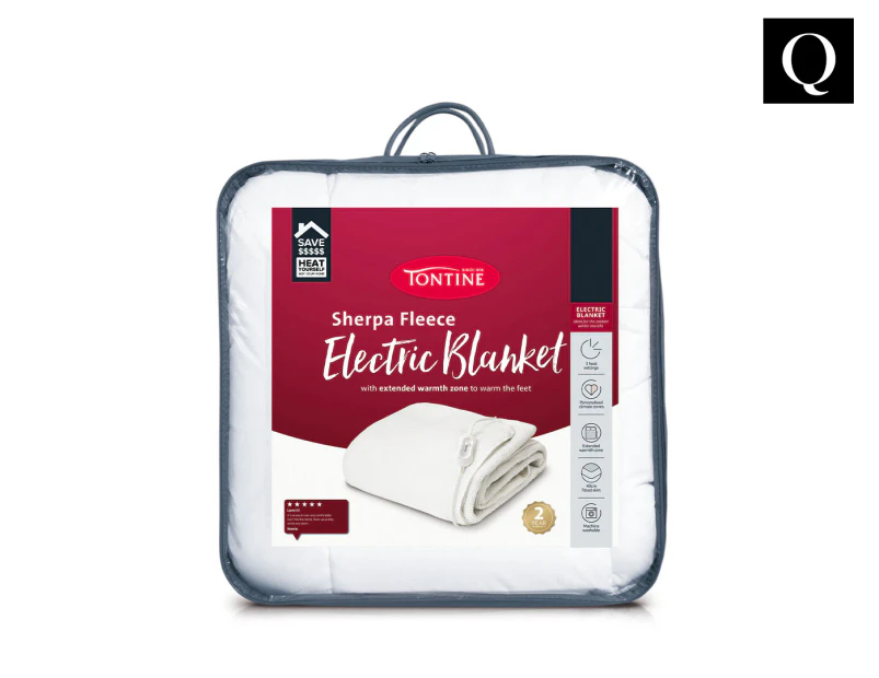 Tontine Sherpa Electric Blanket - Queen Bed
