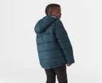 Calvin Klein Jeans Youth Boys' Ribbed Waist Puffer Jacket - Deep Forest