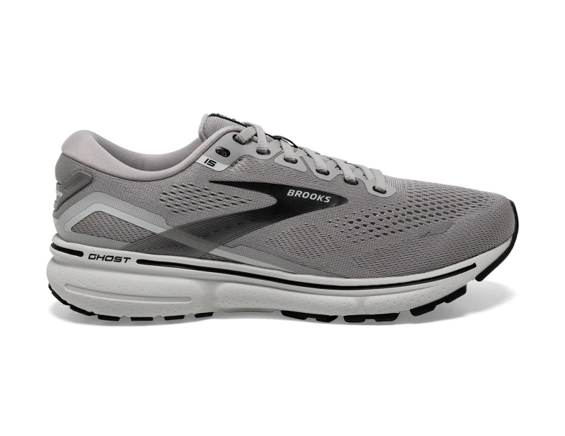 Brooks Men's Ghost 15 Running Shoes - Alloy/Oyster/Black