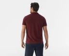 Polo Ralph Lauren Men's Classics Short Sleeve Custom Slim Fit Polo Shirt - Dark Red Heather