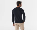 Polo Ralph Lauren Men's Embroidered Logo Long Sleeve Sweater - Navy Heather