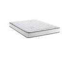Bedra Queen Mattress Bed Luxury Medium Firm Foam Boucle Bonnell Spring 16cm - White