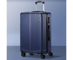 Mazam 28" Luggage Suitcase Trolley Set Travel TSA Lock Storage ABS Case Navy - Navy