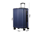 Mazam 28" Luggage Suitcase Trolley Set Travel TSA Lock Storage ABS Case Navy