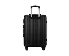 Mazam 28" Luggage Suitcase Trolley Set Travel TSA Lock Storage ABS Case Black - Black