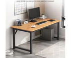 Oak 120cm Wooden Workstation Office Computer Desk Study Table Home