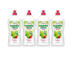 4x Morning Fresh Kitchen Dishwashing Cleaning Liquid Raspberry Crisp Apple 900ml