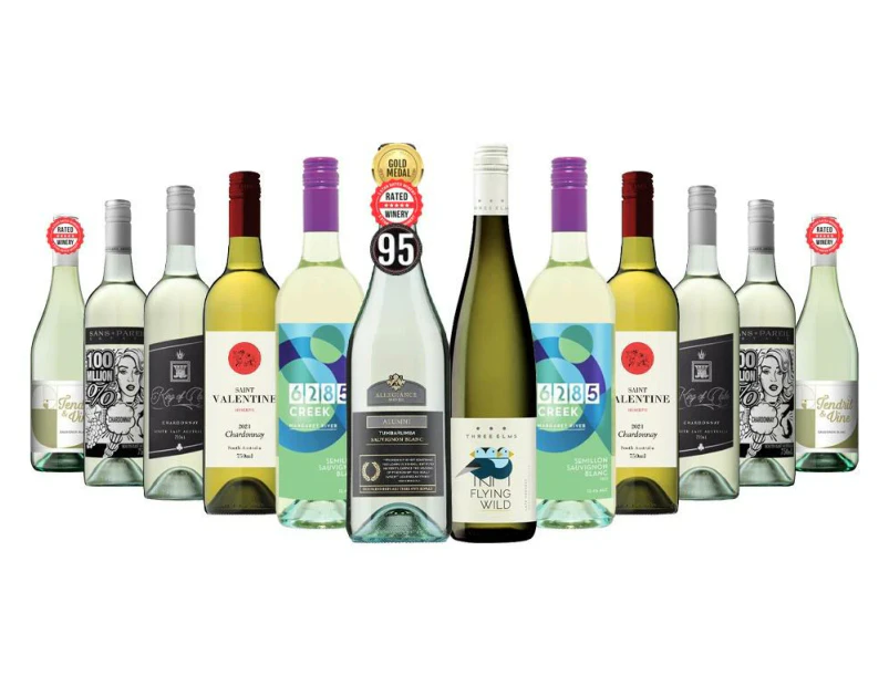 Spring Clearance White Wine Dozen Mixed - 12 Bottles