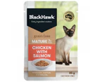 Black Hawk Grain Free Senior Chicken Wet Cat Food 85G