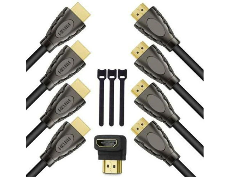 Perlesmith PS-H36K4-U1  4K HDMI Cables, 4 Pack [PS-H36K4-U1]