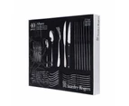 Stanley Rogers Albany Stainless Steel 40-Piece Cutlery Set with Triple Riveted Steak Knives Size 35.8X42.5X5.4cm