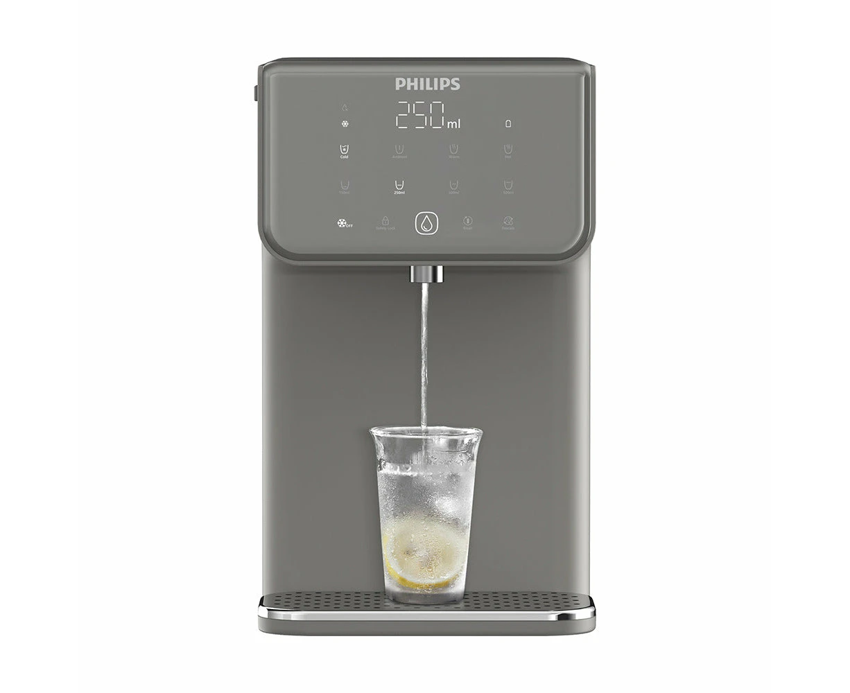 Philips Compact Water Filtration Station Hot and Cold Grey