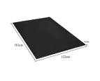 Costway Large Yoga Mat Non-Slip Exercise Fitness Mat for Yoga Pilates Floor Workouts  w/2 Straps 1.8*1.2m
