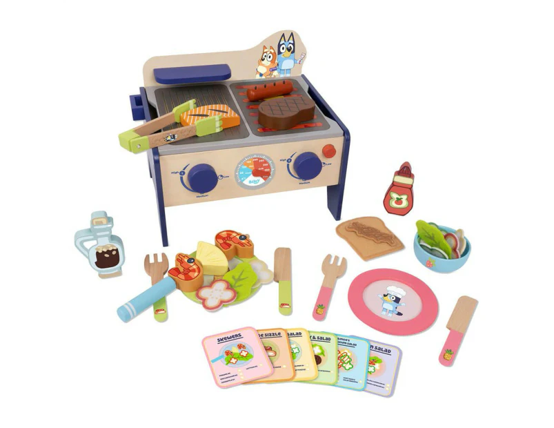 Bluey BBQ and Salad Playset