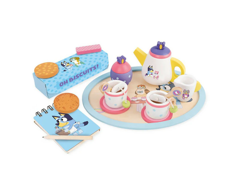 Bluey Wooden Tea Party Set