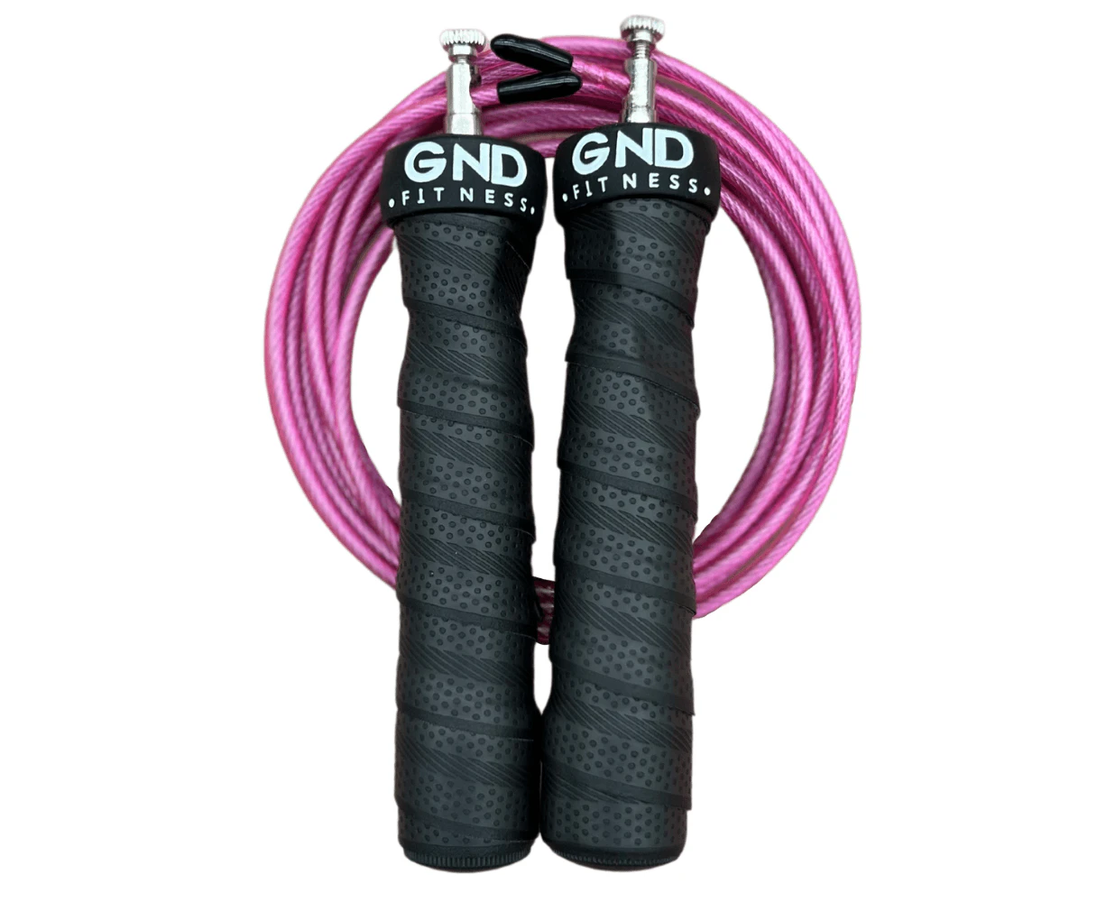 Gnd Sr Speed Skipping Rope Single Ball Bearing Tough Pink