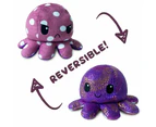 Reversible Plushie - Octopus Polka Dot/Shimmer