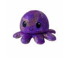 Reversible Plushie - Octopus Polka Dot/Shimmer